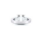Tiffany T Bague Square en argent 925 millièmes