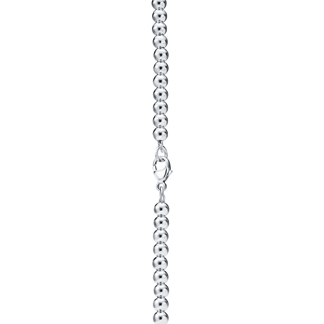 Collier de perles Plaque Cœur en argent 925 millièmes