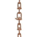 Collier à maillons. Medium en or rose