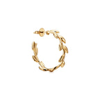Boucles d’oreilles créoles Olive Leaf