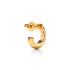 Boucles d’oreilles créoles T1 en or jaune 18 carats