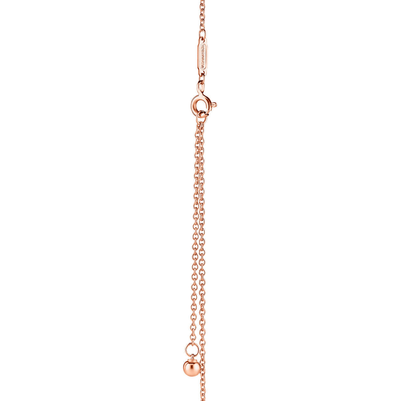 Pendentif Ball en or rose 18 carats. 12,75 mm.