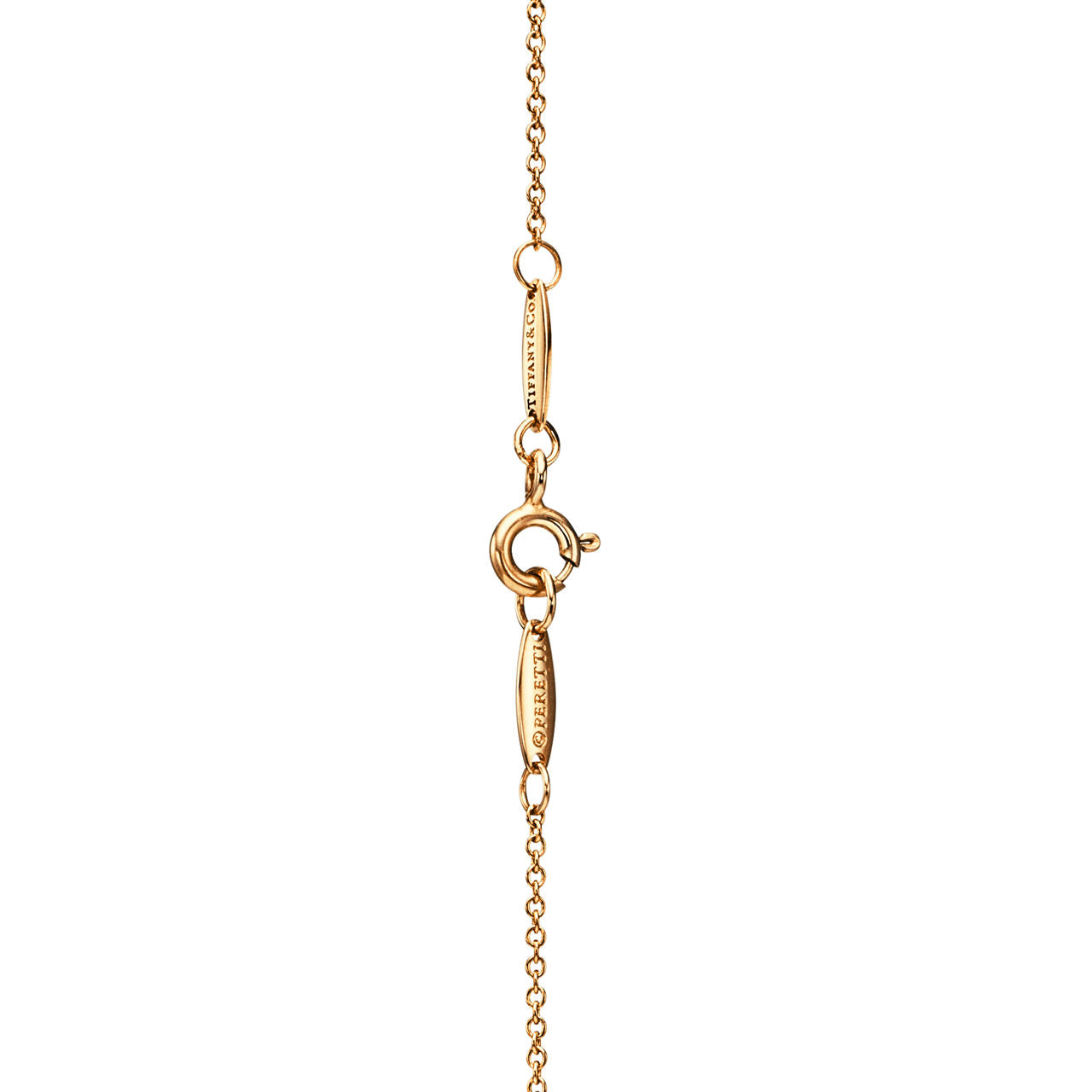 Pendentif Bean design en or jaune 18 carats. 9 mm.