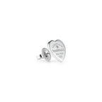 Boucles d’oreilles en argent 925 millièmes, Tiffany Blue® et diamant. Mini.