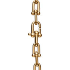 Collier à maillons gradués en or jaune 18 carats et diamants