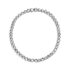 Collier à maillons taille Medium en argent 925 millièmes ultra poli