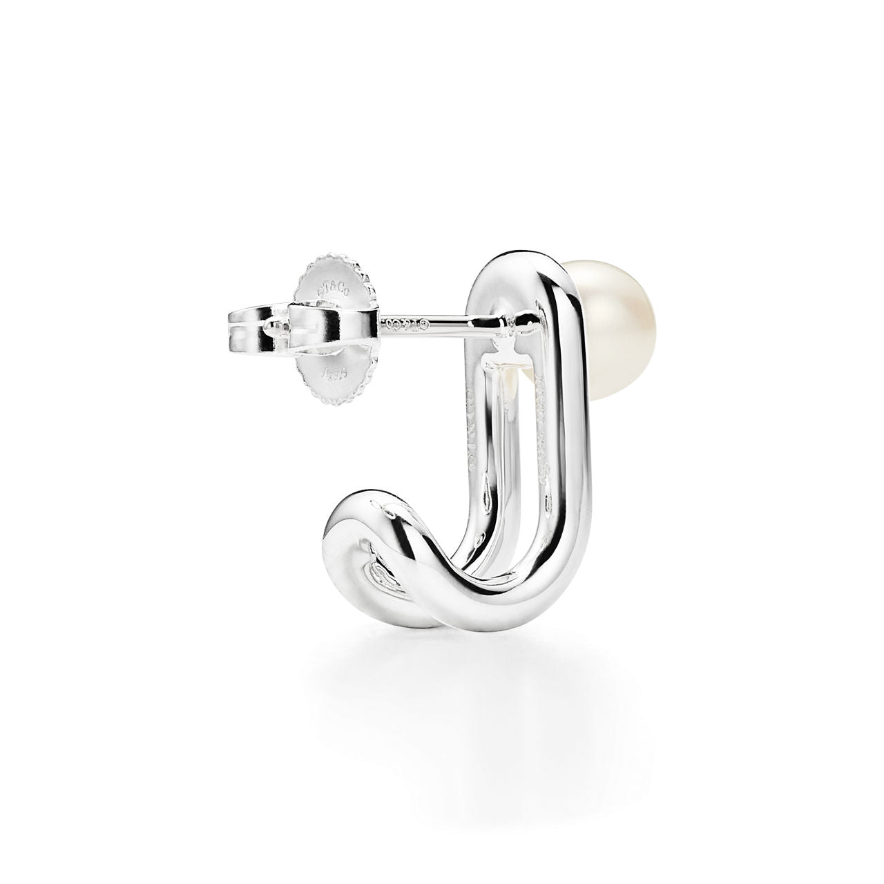 Boucles d’oreilles double perle et argent en argent 925 millièmes