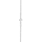 Collier Lasso Open Heart en argent 925 millièmes. 16 mm.