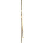 Pendentif à maillons, or et perle des mers du Sud. 40,6 cm en or jaune 18 carats