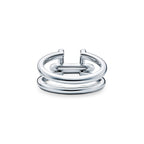 Tiffany HardWear Bague à deux rangs en argent 925 millièmes