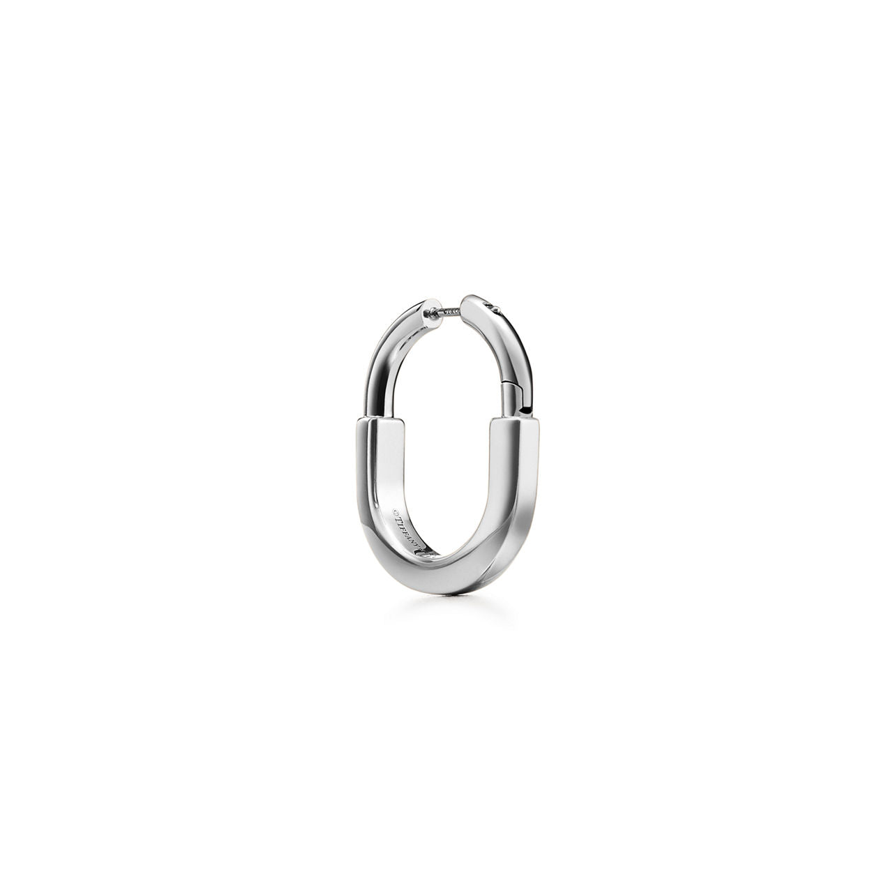 Boucles d’oreilles en or blanc 18 carats. Medium.