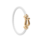 Bracelet Force 10, grand modèle, semi-pavé