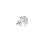 Parure collier et boucles d'oreilles, édition limitée en argent avec diamants, mini