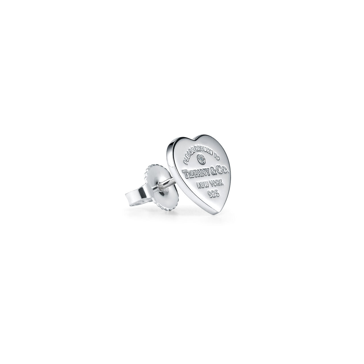 Parure collier et boucles d'oreilles, édition limitée en argent avec diamants, mini