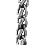 Bracelet à maillons taille Large en argent 925 millièmes noirci