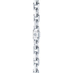 Collier à maillons Makers en argent et or 18 carats. 61 cm