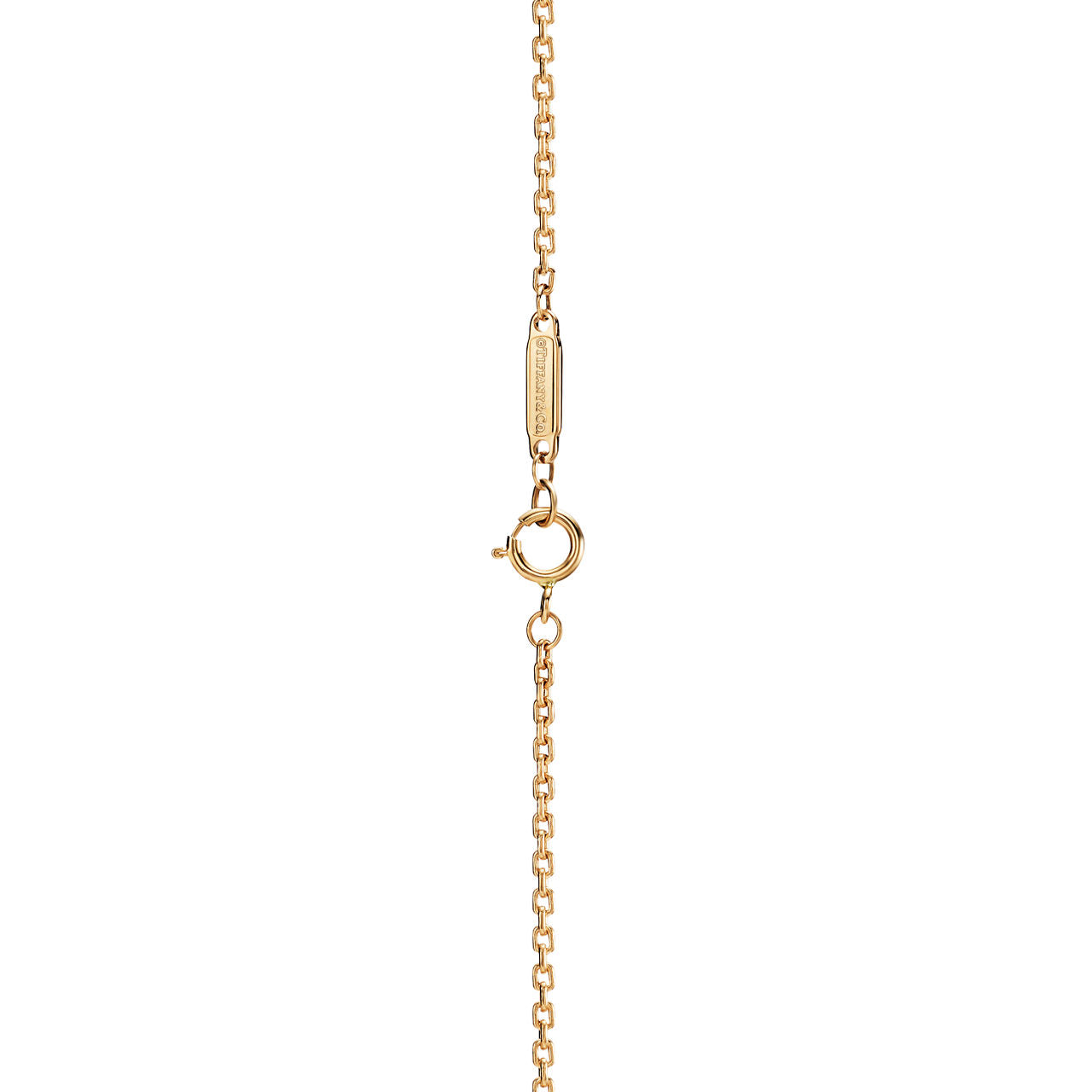 Pendentif à maillons allongés en or jaune 18 carats