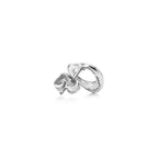 Parure pendentif et boucles d'oreilles en argent 925 millièmes