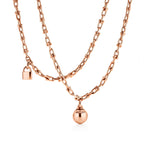 Collier Wrap en or rose 18 carats, Small