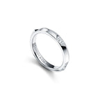 Tiffany True™ Alliance en platine 950 millièmes et diamants. Largeur