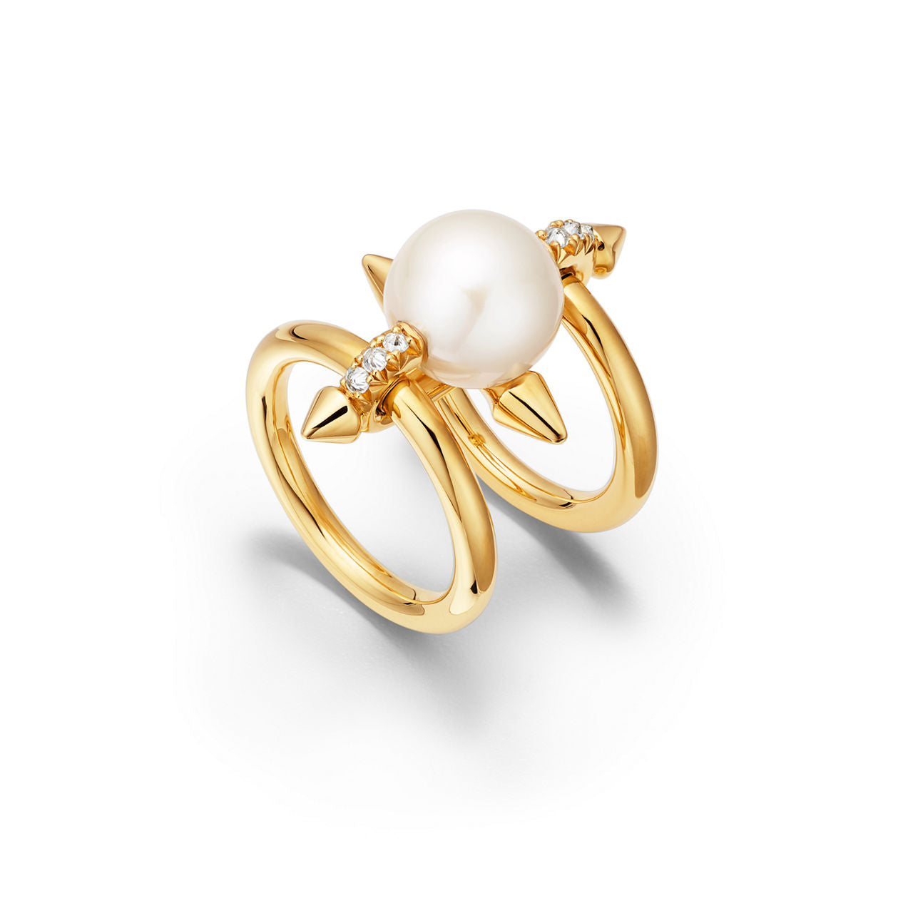 Tiffany Titan by Pharrell Williams Bague Perle en or jaune et diamants