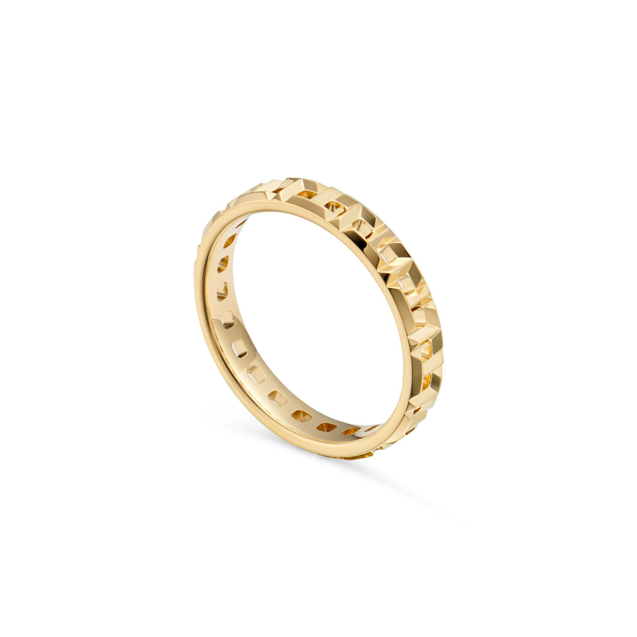 Tiffany T Bague True étroite en or jaune 18 carats