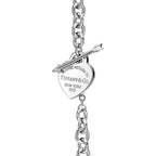 Collier Lovestruck Plaque Cœur en argent 925 millièmes. Medium.