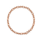 Collier en or rose et diamants