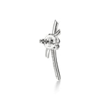 Boucles d’oreilles en or blanc 18 carats et diamants