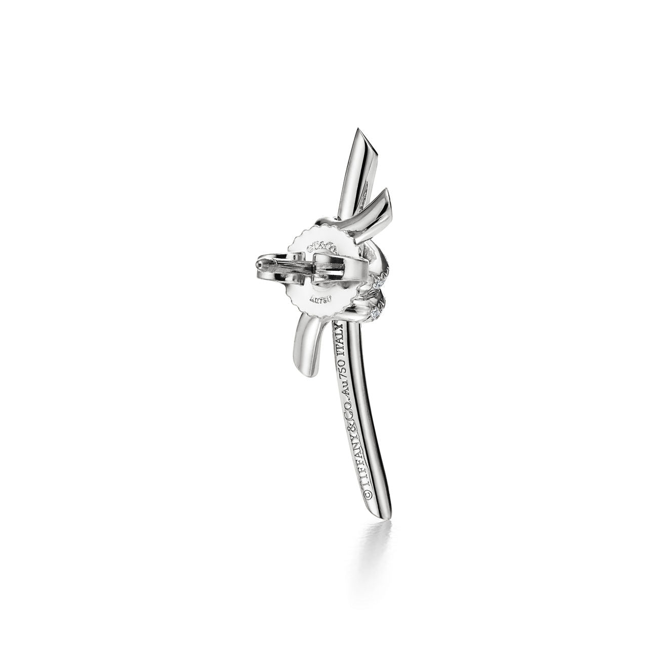 Boucles d’oreilles en or blanc 18 carats et diamants