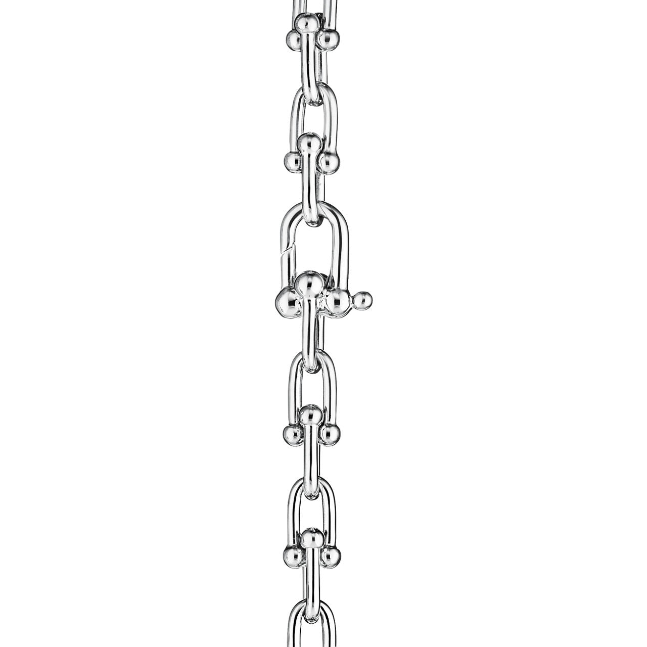 Bracelet à double tour, maillons taille Small en argent 925 millièmes