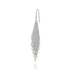 Boucles d'oreilles Frange, Collection Maille
