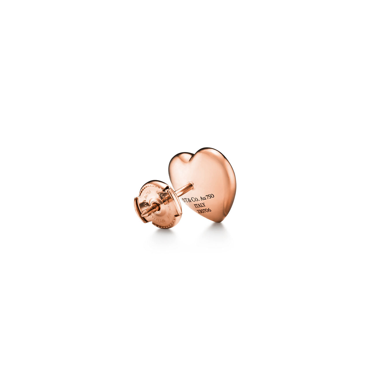 Boucles d’oreilles Full Heart en or rose