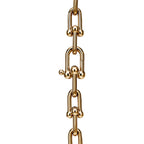 Collier à maillons. Medium en or jaune 18 carats