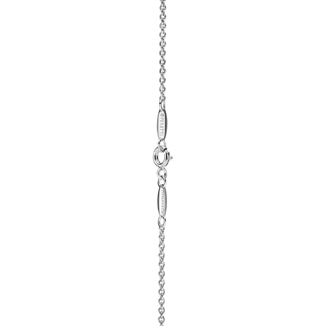 Pendentif Bean design en argent 925 millièmes. 9 mm