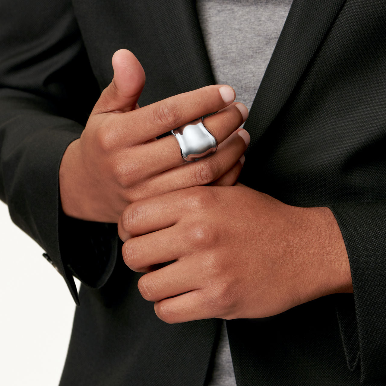 Elsa Peretti® Bague Bone en argent 925 millièmes