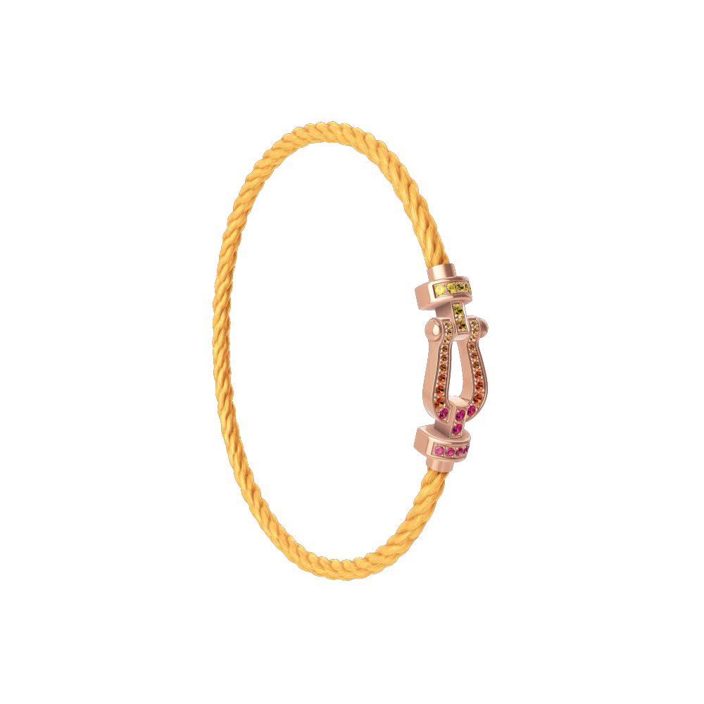 Bracelet Force 10, moyen modèle, pavé