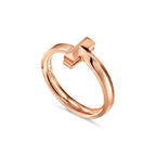 Tiffany T Bague T1 en or rose