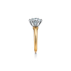Tiffany® Setting Bague de fiançailles en or jaune 18 carats
