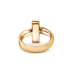 Tiffany T Bague T1 en or jaune 18 carats