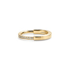 Tiffany Lock Bague en or jaune 18 carats et diamants