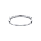 Bracelet jonc étroit en or blanc 18 carats