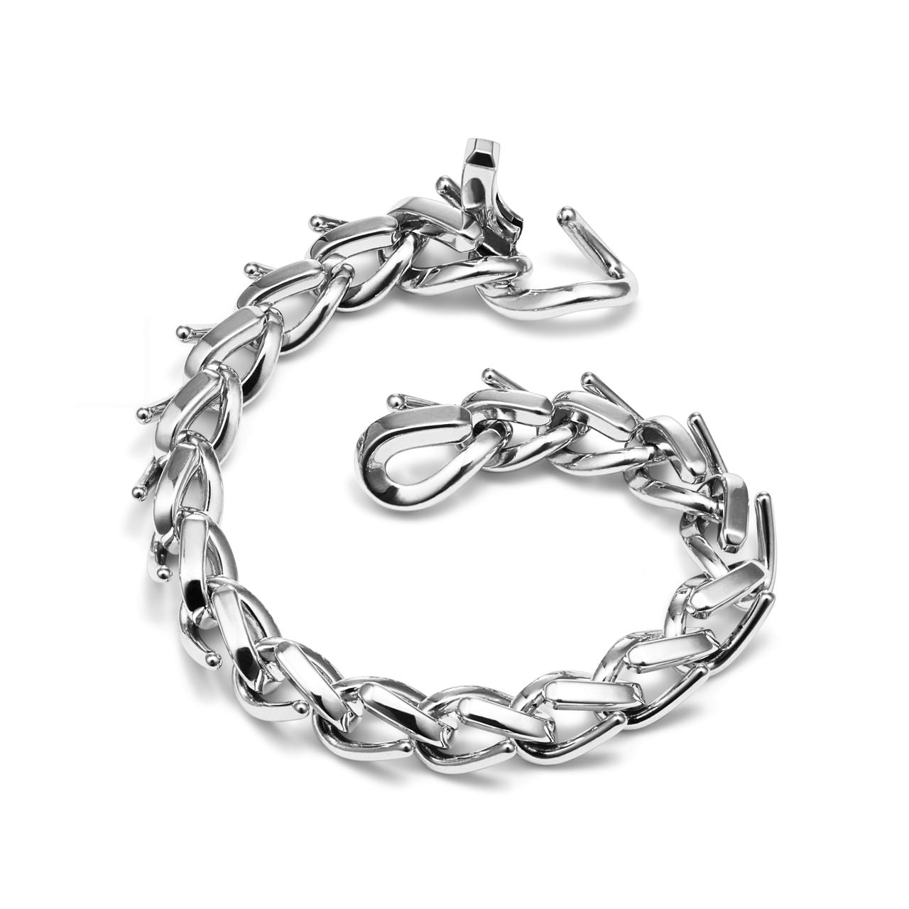 Bracelet à maillons taille Medium en argent 925 millièmes ultra poli
