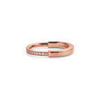 Tiffany Lock Bague en or rose et diamants