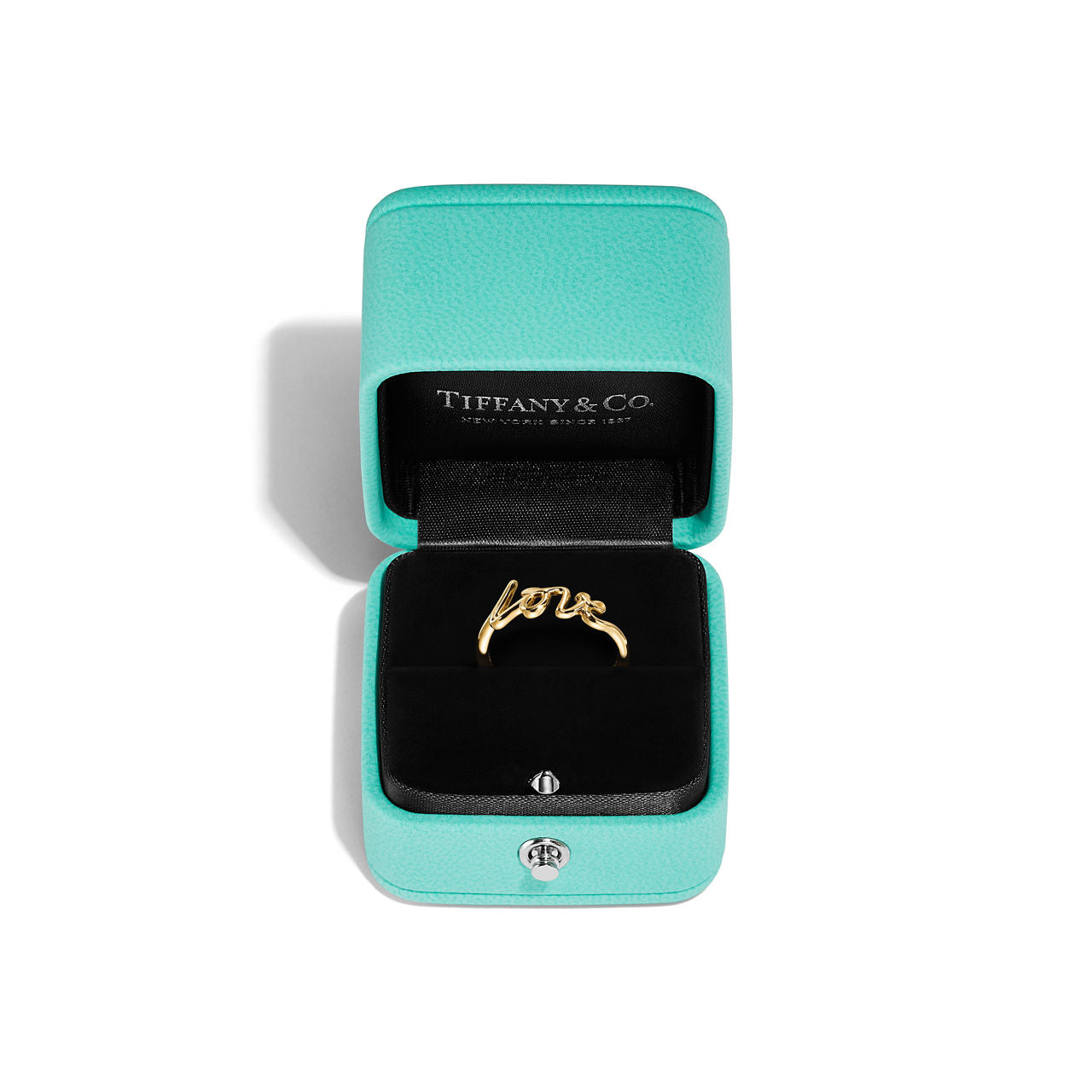 Paloma’s Graffiti Bague Love en or jaune 18 carats. Mini.