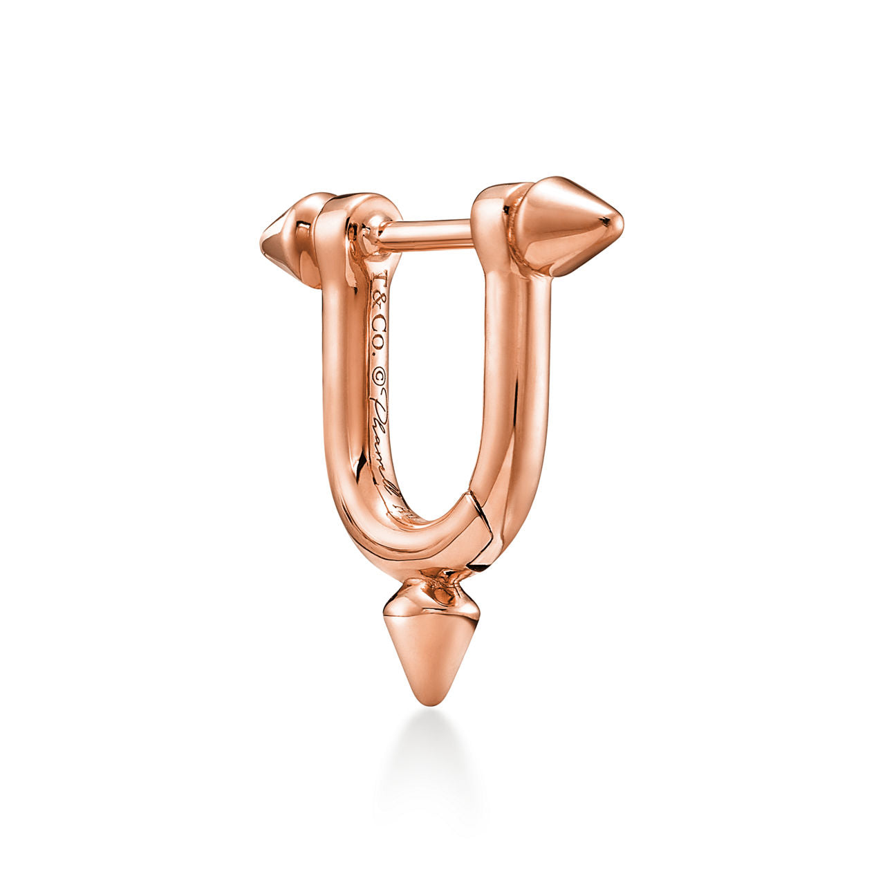 Boucles d’oreilles Small en or rose
