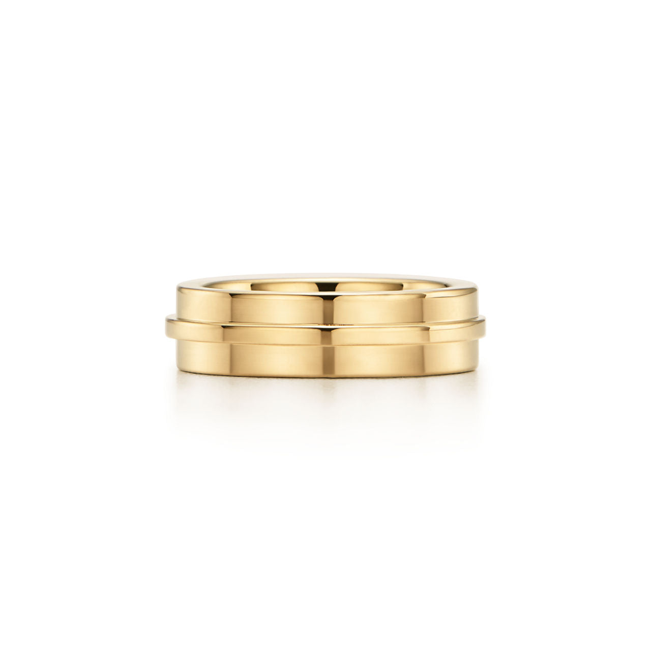 Tiffany T Bague large en or jaune 18 carats