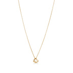Parure pendentif et boucles d’oreilles Open Heart en or jaune 18 carats