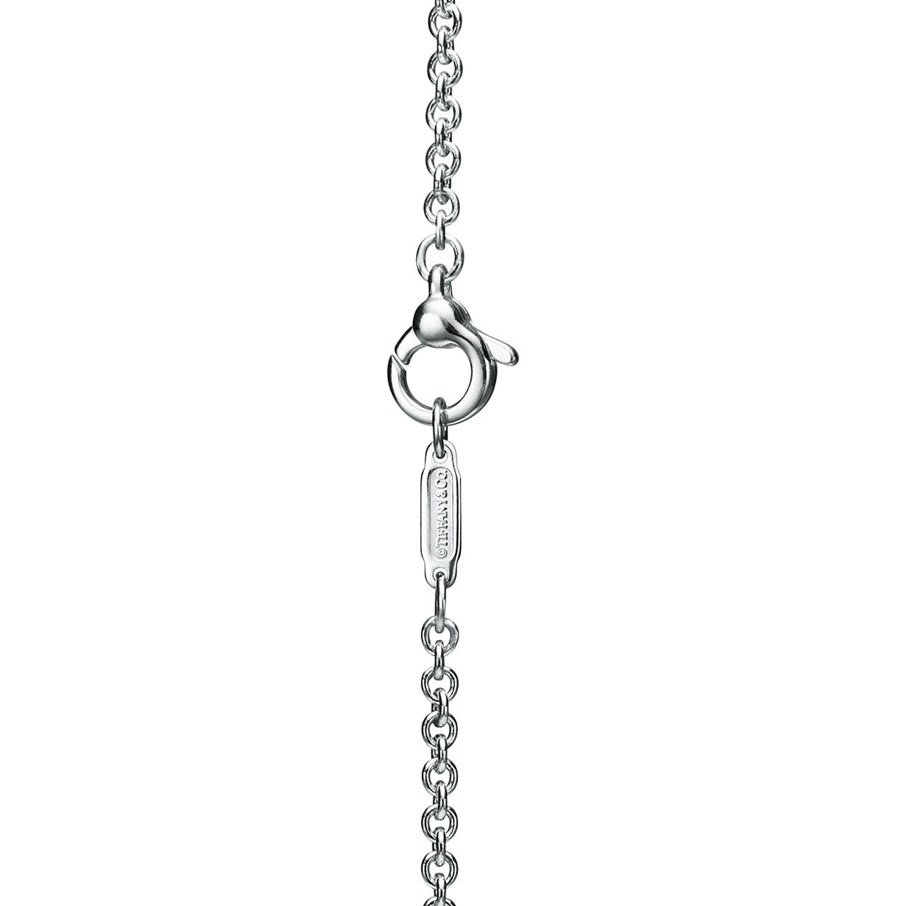 Bracelet Cœur plein en argent 925 millièmes et Tiffany Blue®