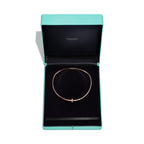 Demi-collier en diamants T1 en or rose